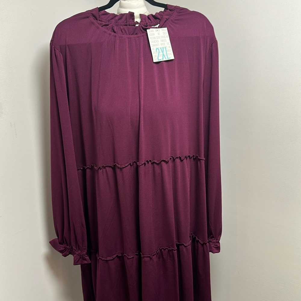 Ruffle tiered dress
